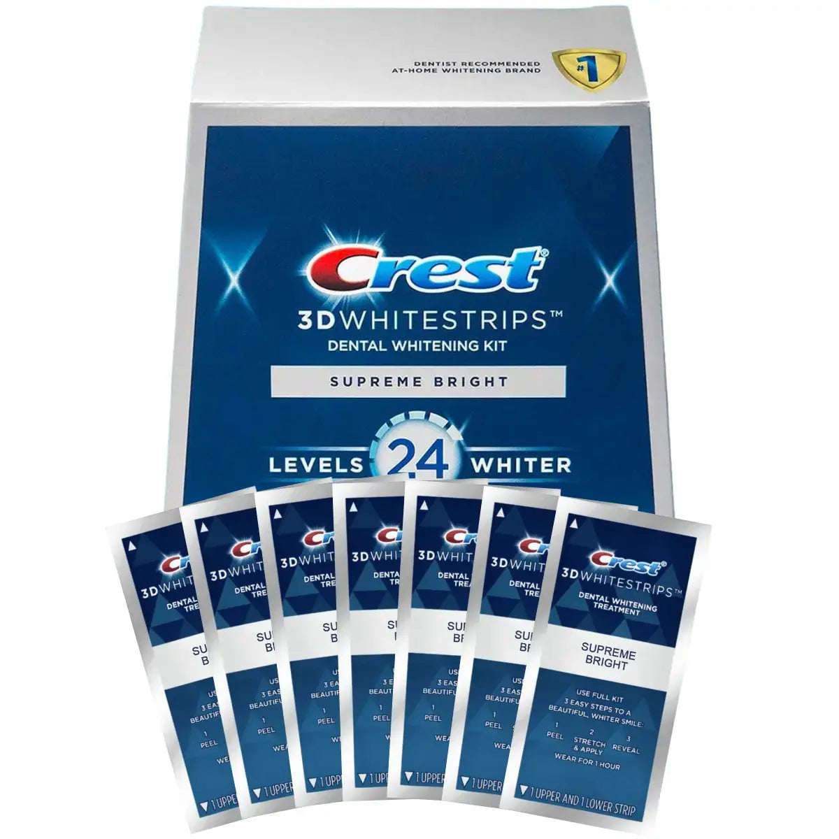 Paski Wybielające Crest Supreme Bright 24 Whitestrips